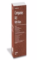 Taxmann's Companies Act with Rules â€“ Most authentic & comprehensive book covering amended, updated & annotated text of the Companies Act with 55+ Rules, Circulars & Notifications, etc. [2024]