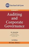 Taxmann's Auditing and Corporate Governance (CBCS) (B.Com-Hons.)(3rd Edition January 2020)