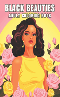 Black Beauties Adult Coloring Book