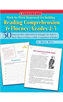 Week-By-Week Homework for Building Reading Comprehension & Fluency: Grades 2-3: 30 Reproducible High-Interest Passages for Kids to Read Aloud at Home--With Companion Activities