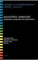 Monolithic Materials: Preparation, Properties and Applications Volume 67
