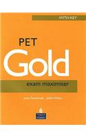 PET Gold Exam Maximiser with Key New Edition