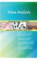 Value Analysis A Complete Guide - 2019 Edition