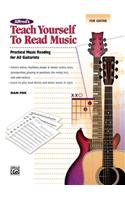 Alfred's Teach Yourself to Read Music for Guitar