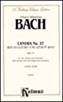 BACH CANTATA NO 37