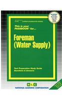 Foreman (Water Supply)