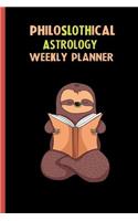 Philoslothical Astrology Weekly Planner