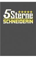 5 Sterne Schneiderin: Praktischer Wochenplaner für ein ganzes Jahr - 15x23cm (ca. DIN A5)