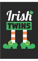 St. Patrick's Day Notebook - Irish Twins Funny St Patricks Day Twins - St. Patrick's Day Journal: Medium College-Ruled Journey Diary, 110 page, Lined, 6x9 (15.2 x 22.9 cm)