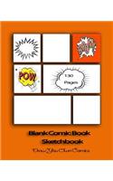 Blank Comic Book Sketchbook