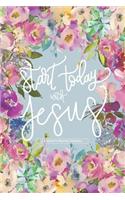 Start Today With Jesus: A 3 Month Prayer Journal: Pastel Flowers