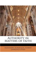Authority in Matters of Faith