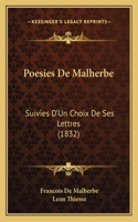 Poesies De Malherbe