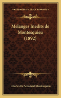 Melanges Inedits de Montesquieu (1892): (French)