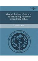 Male Adolescents of Divorce: The Relationship with Their Noncustodial Father