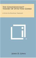 Genossenschaft Theory of Otto Von Gierke