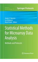 Statistical Methods for Microarray Data Analysis