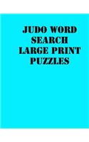 Judo Word Search Large print puzzles