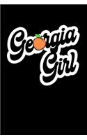 Georgia Girl: Composition Lined Notebook Journal Funny Gag Gift For Georga State Lover