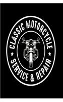 Classic Motorcycle Service and Repair Notebook
