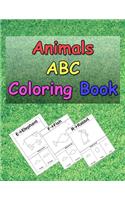 Animals ABC Coloring Book