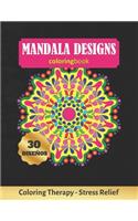 Mandala Designs Coloring Book