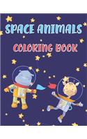 Space Animals Coloring Book