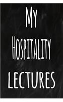 My Hospitality Lectures: The perfect gift for the student in your life - unique record keeper!