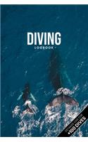 Scuba Diving Log Book Dive Diver Jourgnal Notebook Diary - Whale Couple: Marine Biology Biologist Snorkeling Notepad Record with 110 Pages in 6" x 9" Inch