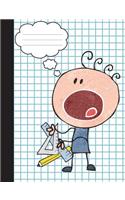 Math Graph Paper Composition Book