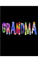 Grandma: Autism Journal, Embrace Different, Autism Grandparent, Autism Notebook, 200 pages plain ruled