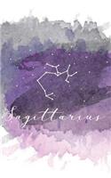 Sagittarius Watercolor Zodiac Sign Notebook: Sagittarius Watercolor Zodiac Sign Notebook, Journal, and Diary. Perfect for Jotting Down Your Thoughts, Experiences and Inspiration. Great to Use a