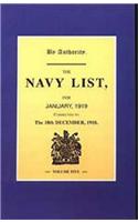 Navy List January 1919 (corrected to 18th December 1918)