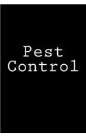 Pest Control: Notebook