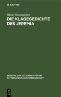 Die Klagegedichte Des Jeremia