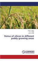 Status of silicon in different paddy growing areas