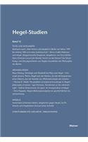 Hegel-Studien / Hegel-Studien