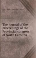 journal of the proceedings of the Provincial congress of North Carolina