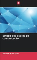 Estudo dos estilos de comunicação