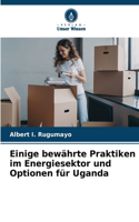 Einige bewährte Praktiken im Energiesektor und Optionen für Uganda