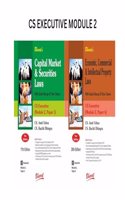 Bharat's, Combo 3 For CS-Executive Module-2, Paper-5,6 Capital Market & Securities Laws, Economic, Commercial & Intellectual Property Laws By Cs. Amit Vohra - 20th Edition 2023