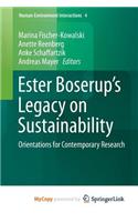 Ester Boserup's Legacy on Sustainability