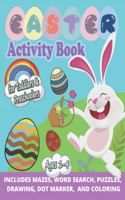 Funny & Happy Easter Coloring and Activity Book for Toddlers and Preschoolers gift