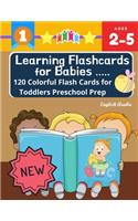 Learning Flashcards for Babies 120 Colorful Flash Cards for Toddlers Preschool Prep English Arabic