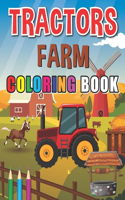 Tractors Farm Coloring Book