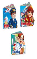 Sawan Set Of 3 Story Books (Pilot, Fire Fighter & Docter)