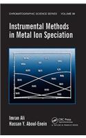 Instrumental Methods in Metal Ion Speciation