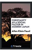 Christianity as a Social Factor in Modern Japan