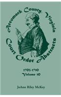 Accomack County, Virginia Court Order Abstracts, Volume 10