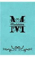 Split Letter Personalized Name Journal - Madeleine